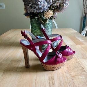 Guess Platform Shoes, Gorgeous Color, Sz 7, $35